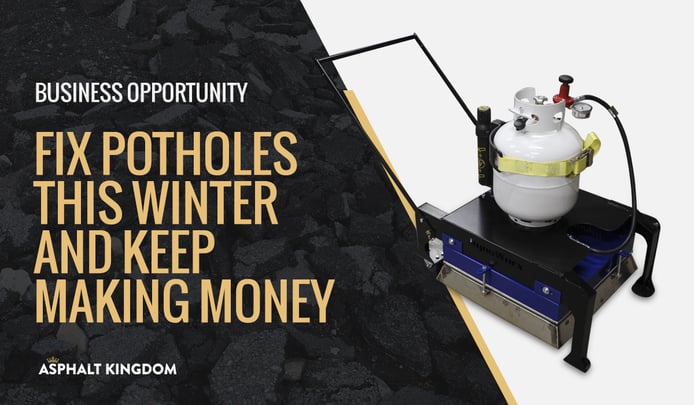 Make money all winter long with pothole repair