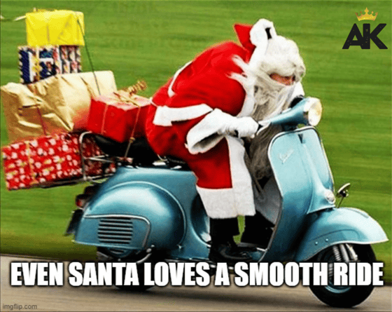 Santa pothole meme