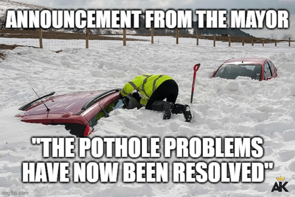 Pothole Memes