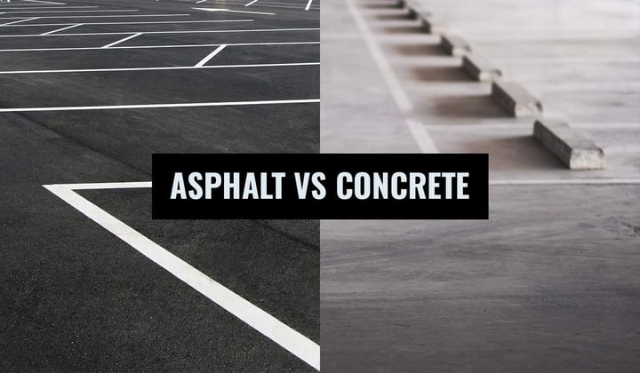 Asphalt vs concrete for pavement and driveways