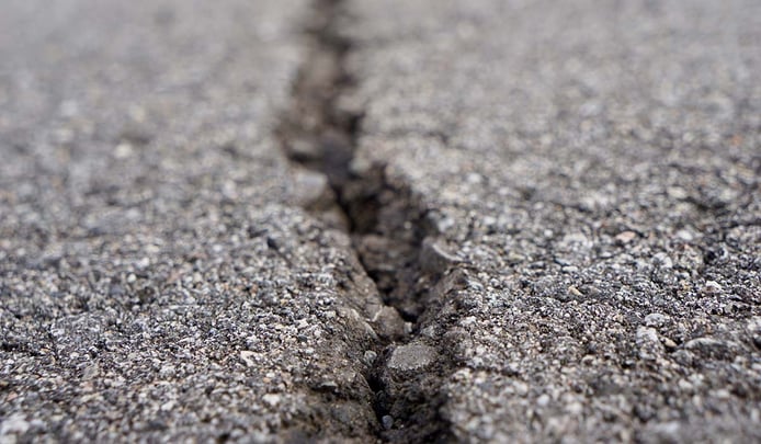 Cracked asphalt can be fixed