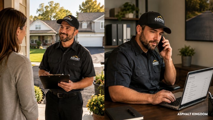 Door-to-Door vs Cold Calling: How to Land Your First Asphalt Jobs